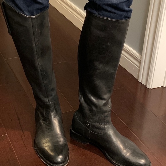 JOHNSTON & MURPHY leather equestrian back zip 8.5 - Picture 16 of 16